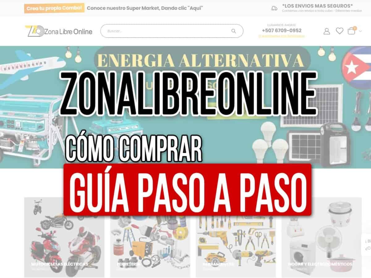 como comprar en tienda zona libre online