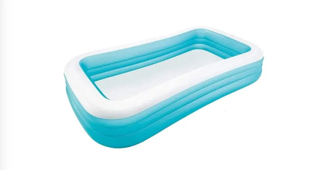 piscina inflable rectangular para niños
