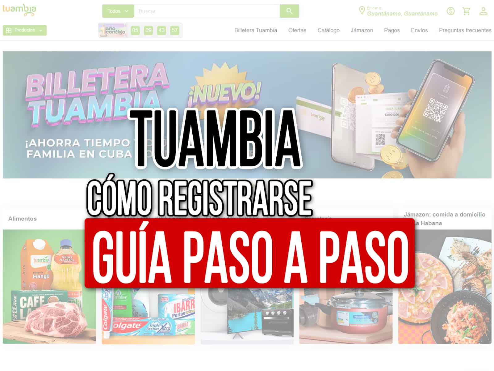 como registrarse en tuambia