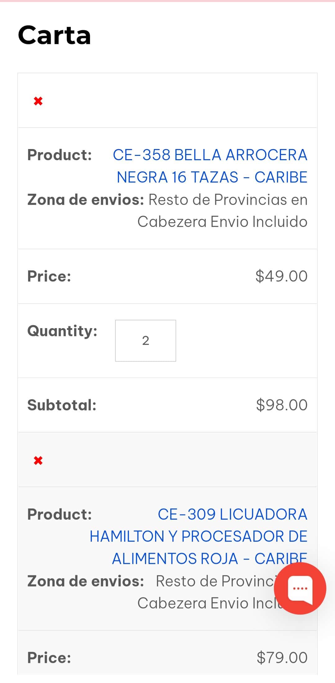 verificar compra caribe express