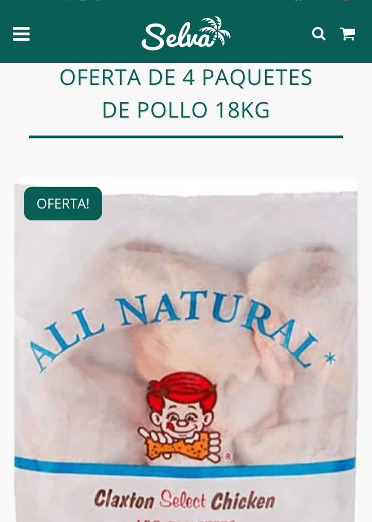 Selección del Producto a Comprar