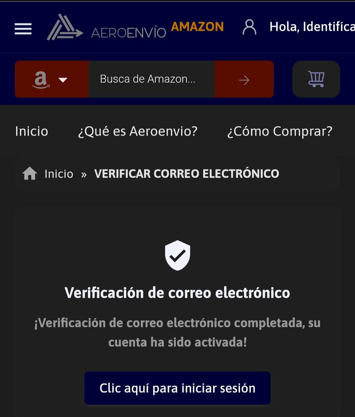 Notificación de Verificación de Correo