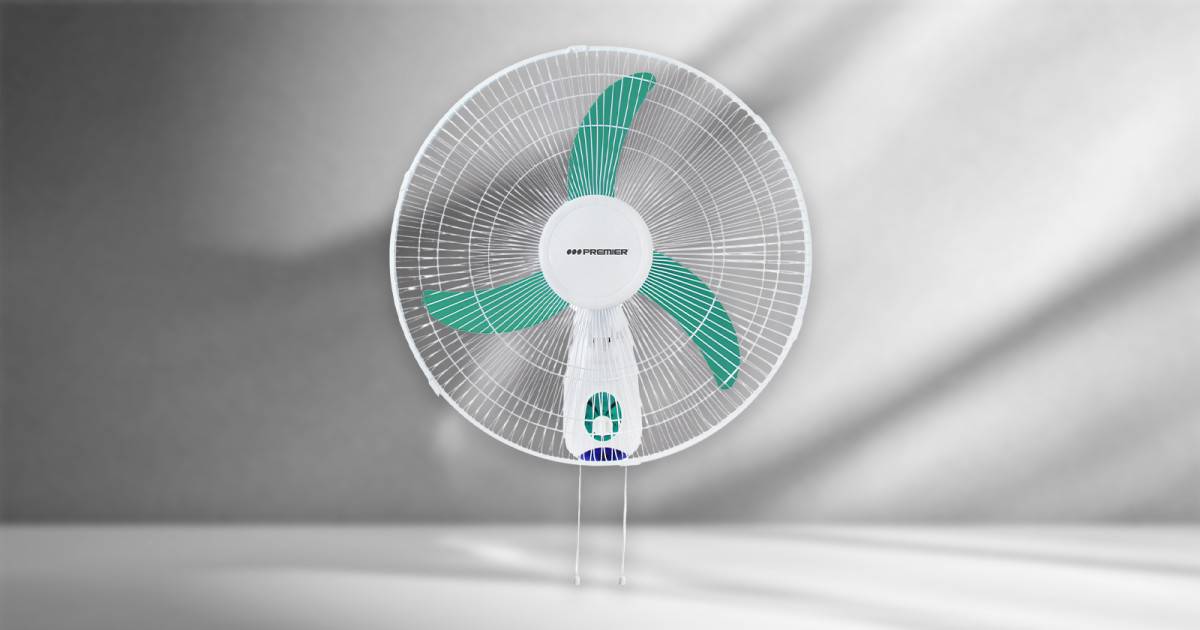 El Ventilador 18″ Verde de Pared PREMIER sin Control Remoto Ahora con Descuento y Envío a Cuba