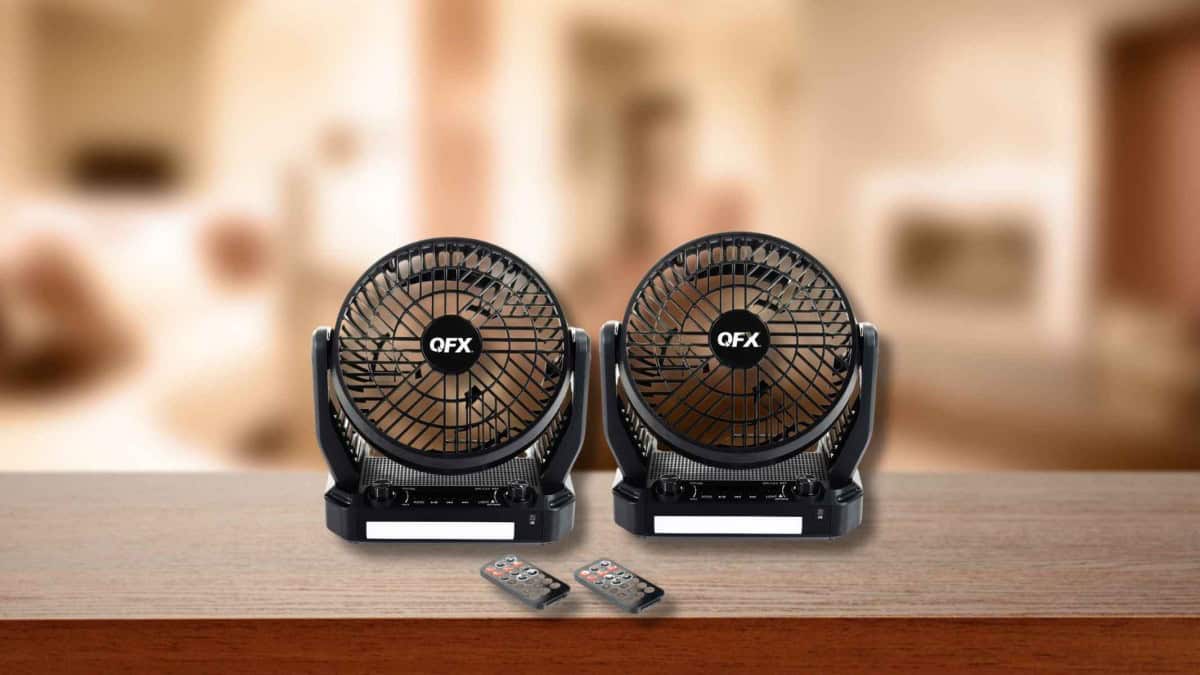 Ventiladores QFX Recargables