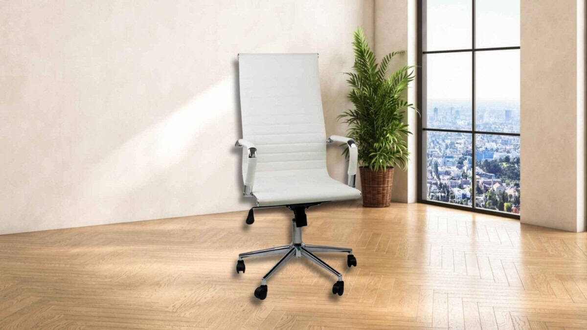 Silla de Oficina en Color Blanco